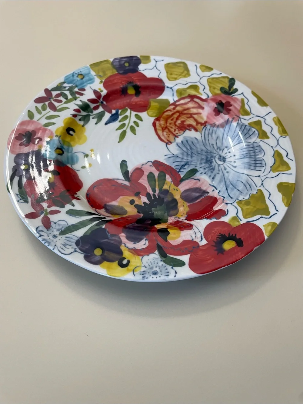 ANTHROPOLOGIE Estudio Flores Sissinghurst Castle 8.25”D Salad Plate - Picture 3 of 5